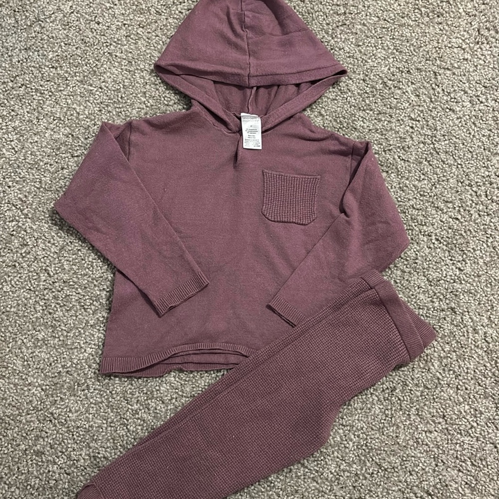 Purple warm set for toddler girl size 3T